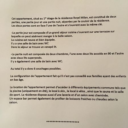 Appartement Royal Milan A Deux Cles Partie Nuit Et Partie Jour サン・ラリー・スラン エクステリア 写真